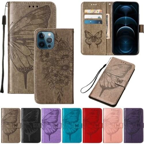 Leather Flip Cover Case For iPhone 12 Pro Max 12 Mini 11 Pro Max XS Max XR X Ten 10 6 6S 7 8 Plus Wallet Cover Capa Coque Case