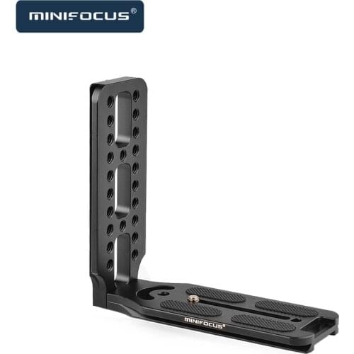 L Shape QR Quick Release Plate Vertical Shooting Bracket for Canon Nikon Sony DSLR Camera for DJI Zhiyun Crane 2 Moza AIR Feiyu