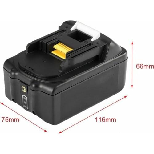 LED 18V 6000mah Battery Replacement for Makita BL1815 BL1830 BL1835 LXT400 194204-5 194205-3 194309-1 BDF450