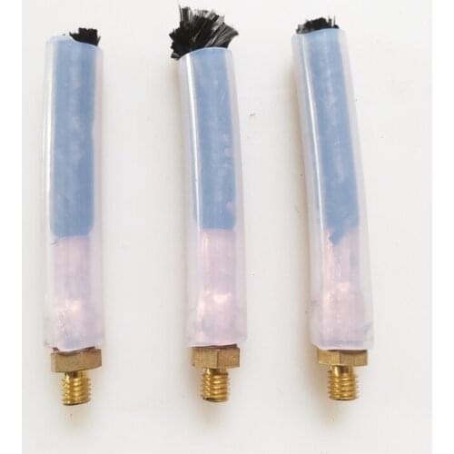 M6/M8 Polishing Brush Head for Stainless Steel Weld Bead Processor Welding Seam Cleaner 10pcs Brush Head + 1pcs Connector Head Y