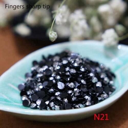 2020 1000pcs SS6 New fashion Jelly Nail Art Calx ss6 AB Rhinestones Phone Case Shiny Beads Flat back N21