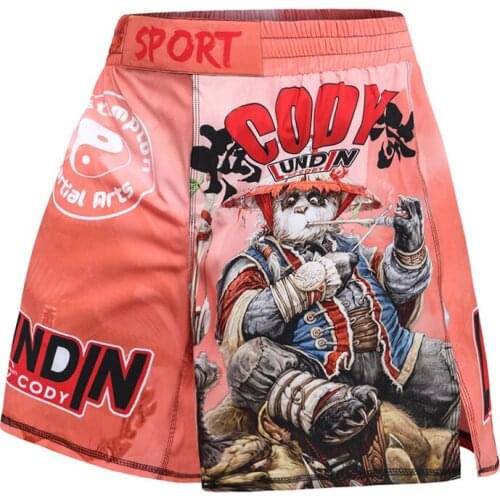 2021 New Design MMA Shorts Children Running Fitness Sports Pants Sublimation Cartoons Printed Casual Sportshorts