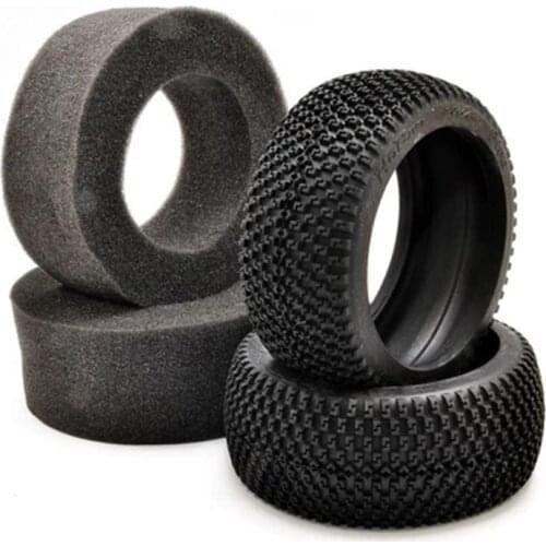 OFNA/HOBAO RACING 90029 " L " PATTERN TIRE-NBR W/ INSERT, 2PCS for 1/8 HYPER VS BUGGY Free Shipping