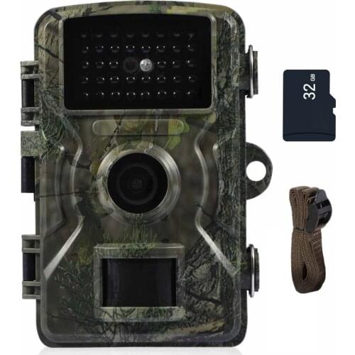 DL001 Hunting Camera 12MP 1080P Infrared Wild Trail Camera Night Vision IP66 Outdoor Forest Wildlife Surveillance Cam Photo Trap