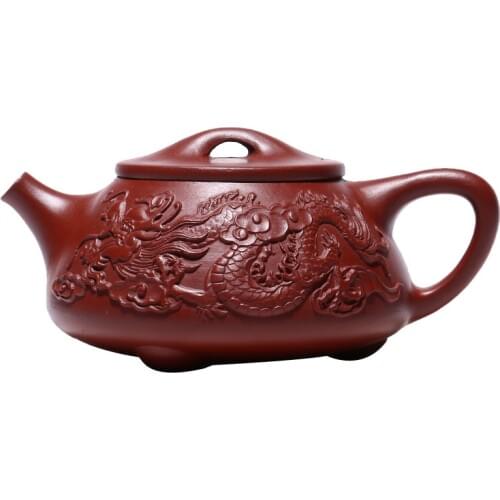 Original Ore Dahongpao,Famous Purple Clay Pot,Full Handmade, Stone Scoop Tea,Suit For Dark Tea,Drinkware,Yixing Zisha
