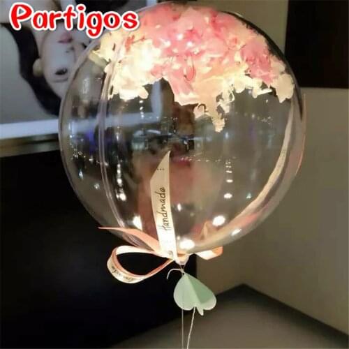 5pcs No Winkles Transparent PVC Balloons 18 inch Clear Bubble Helium Party Ballons Globos Wedding Birthday Decor Balaos Kid Toys