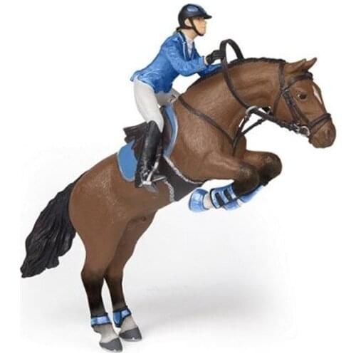 Pvc figure king rider+ horse model toy out of stock