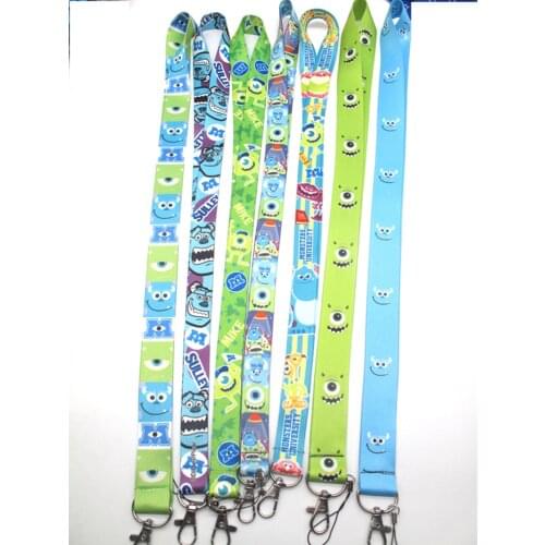 Mixed cartoon eye Neck Strap Lanyards Badge Holder Rope Pendant Key Chain Accessorie