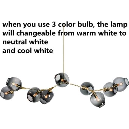 Modern Nordic chandelier living room lamp designer personality creative dining room,bedroom villa molecular chandelier lighting