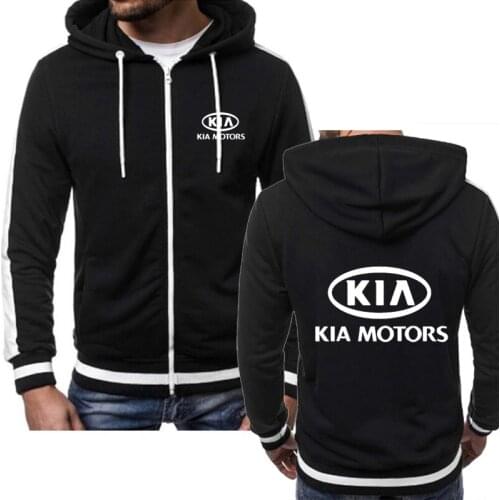 Spring Autumnnew New Mens Hoodies KIA Car Logo Print Sweatshirt Men Hoodie high quality cotton Casual Mens jacket