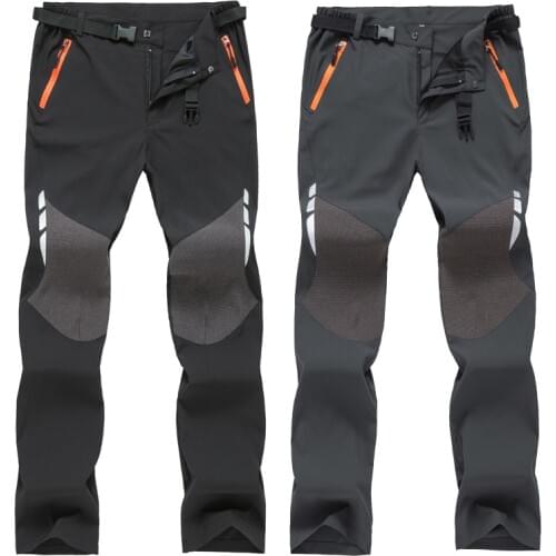 Outdoor mens hiking pants Thin loose Quick-drying fishing trekking Pants camping climbing trousers