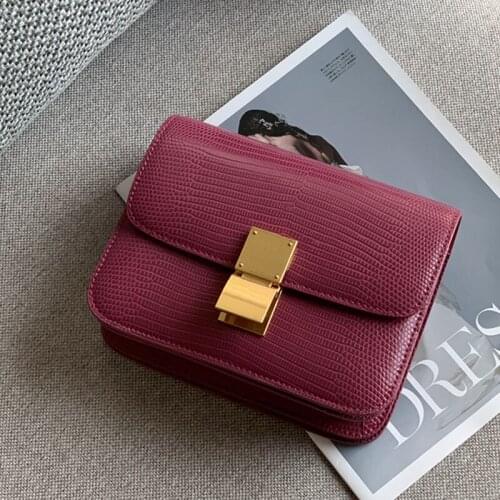 Genuine Leather Women Bag Luxury Design Handbag Purse Brand Fashion Mini Crossbody Tofu Bag for Women 2021 Summer Female bag