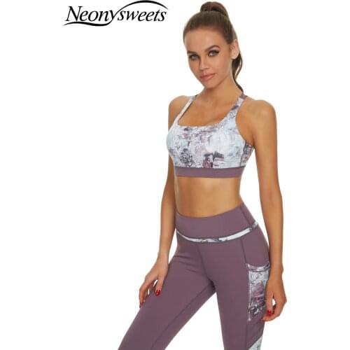 Women Seamless Yoga Set Gym Clothes Sportswear Fitness Gym Sports Bra Underwear Tracksuit Leggings Yoga Bra Sports Yoga