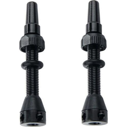 1 Pair 40mm Tubeless Air Valve Bike Vacuum Tire Valve For Road Bike & MTB Tubeless Valve Stem Bicycle For Cycling Accessories