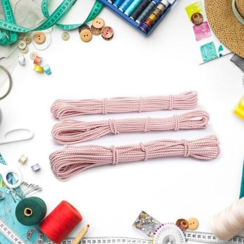 Strong Elastic Rope 4mm Rubber Sewing Elastic Band Garment Craft Supplies 8m/15m Elastic Band for DIY Sewing Accessorie
