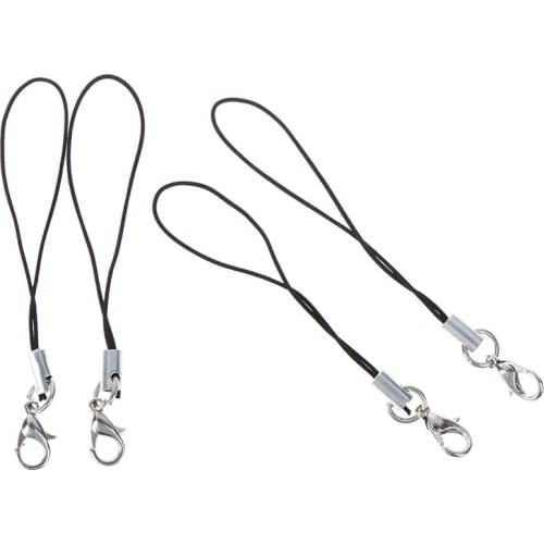 10 Pcs Lanyard Lariat Cords Lobster Clasp Rope Keychains Hooks Mobile phone Strap Charms Keyring Bag Accessories Key Ring