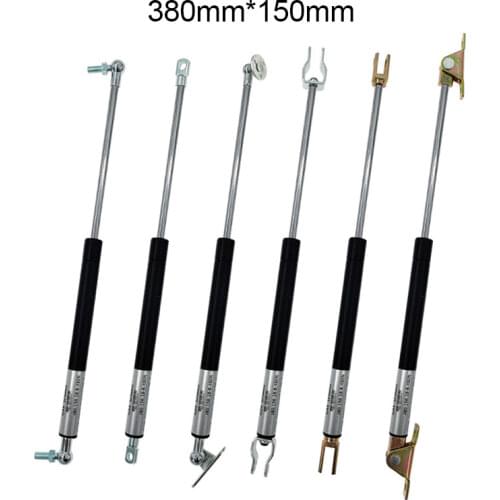 150mm Stroke Gas Spring 18*8 Rod 50N-500N/5kg-50kg Cupboard Hinges Gas Spring Force lift support 380mm Hole Center Distance