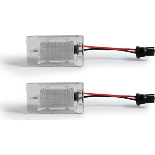 2Pcs LED Courtesy Light Door Lamp For Ford Focus MK1 Facelift Escort Fiesta Granada Scorpio Hatchback Canbus Error Free