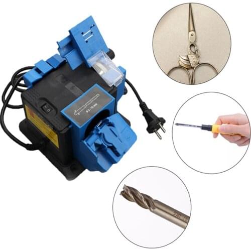 220V Multifunction Sharpener Household Grinding Tool Sharpener for Knife Twist Drill HSS Drill Scissor Chisel Electric Grinder