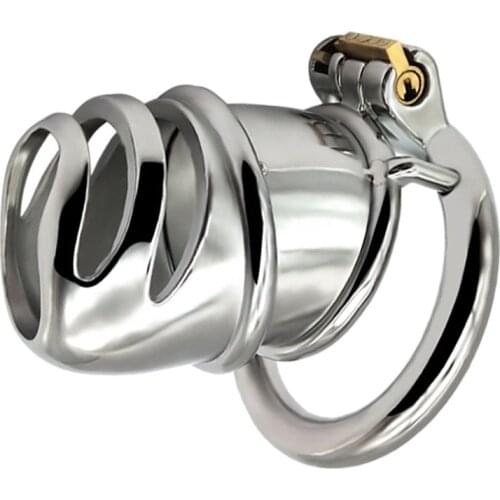 304 Stainless Steel Male Chastity Cage Penis Lock Adult Sex Toys For Men Cbt BDSM Bondage Metal Cock Cage Chastity Device