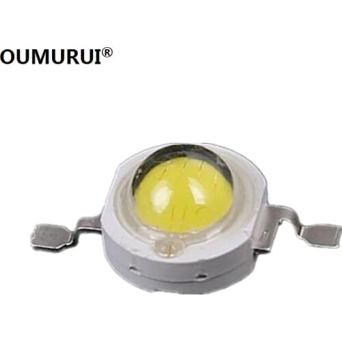 50pcs 5W LED High power bead Light white 6000-6500k/warm white 3000-3200k 45mil Chips 3.0-3.6v 1400mA Free shipping