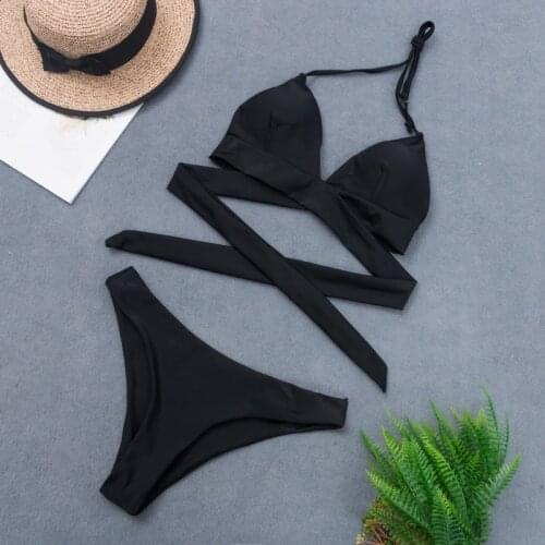 Bikinx Triangle bikini micro two-piece swimsuit female Sexy Black swimwear women 2020 bathing suit biquini 2XL