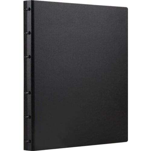 Business Card Book, Name Card Holder Book with 600 Business Cards Capacity (Black)