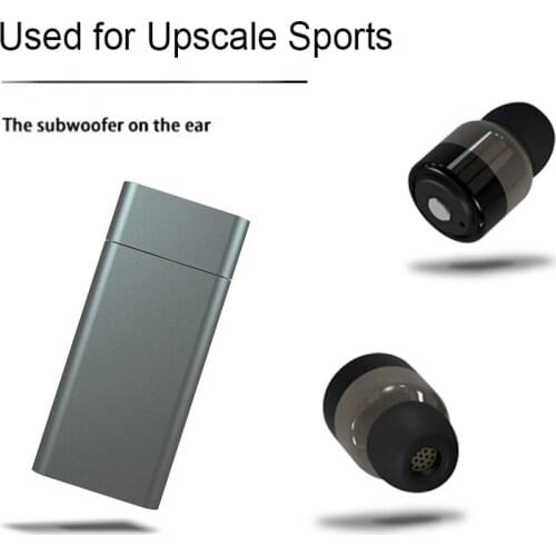 Twins Bluetooth Earphone In-ear Waterproof Mini invisible Built-in Microphone Stereo Headset with protable power bank