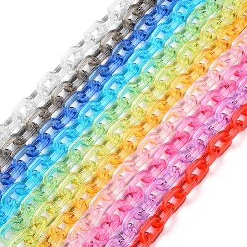 40cm Jewelry Accessories Diy Chain Plastic Material Hand Made Charms Jewelry Making Diy Bracelet Necklace