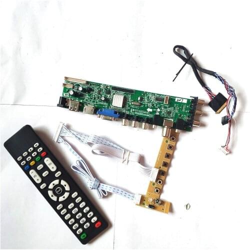 For LTN156AT32-T01/W01/W02/401/701/L01 DVB digital 1366*768 40PIN LVDS HDMI-Compatible VGA USB AV TV 3663 LCD Controller board