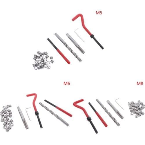 Hot sale M5/M6/M8 Car Pro Coil Drill Tool Coarse Crowbar Screw tooth repair kit Metric Thread Repair Insert Kit