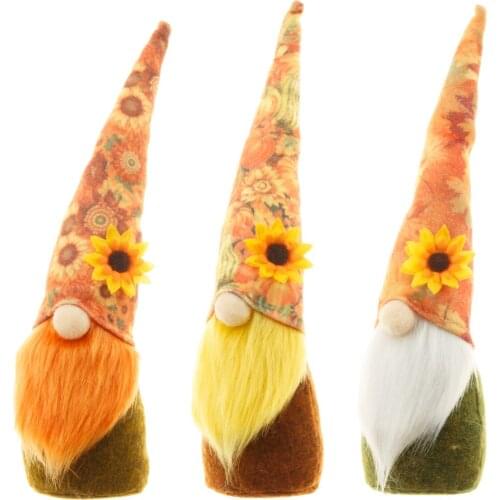 2021 Thanksgiving Harvest Festival Long Hat Rudolph Faceless Doll Dwarf Doll Holiday Decorations