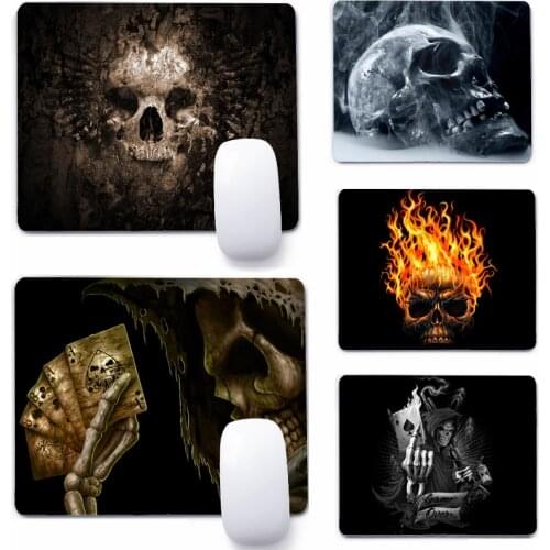 Skelett Skull Grim Horror Mouse Pad Deskpad Gaming Writing Desk Mat Keyboard Mats For Office Home Computer Mousepad