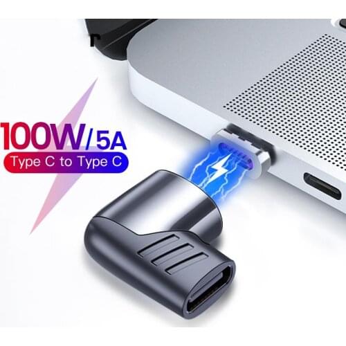 Type-C Magnetic Adapter 20v5A100WPD Fast Charge Data Transmission Mobile Phone Notebook Adapter for iPad MacBook Pro Huawei