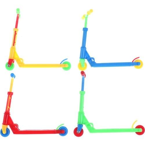 Mini Scooter Two Wheel Scooter Childrens Educational Toy Fingerboard Skateboard RANDOM COLOR New