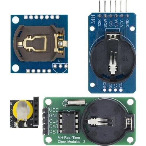DS3231 AT24C32 IIC Module DS1302 Precision Clock Module DS1307 Memory module mini module Real Time 3.3V/5V For Raspberry Pi