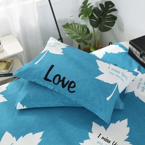 2pcs/set 48cm*74cm Pillowcase Twill Thickened Pillow cases Printed Bedroom Pillow Cushion Covers For Bedding Decorative