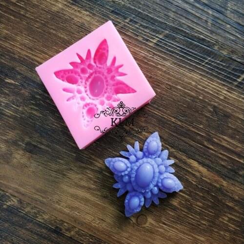 New gem mold Sugar flower silicone pad Chocolate cake decorating tool