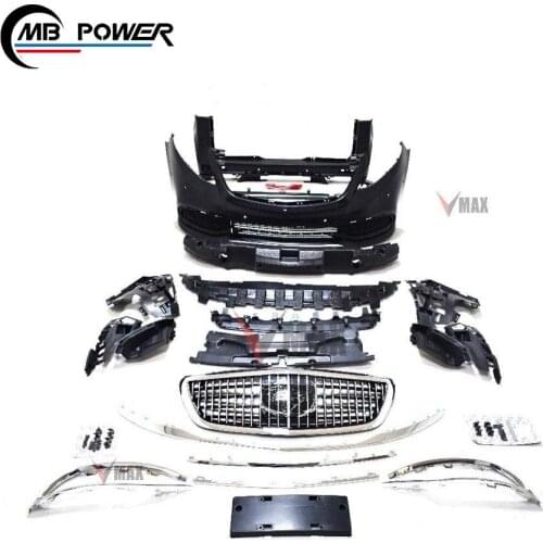 2020 V class w447 V250 V260 to M style bodykit for W447 V250 V260 VITO to M style with front bumper grille and rear bumper