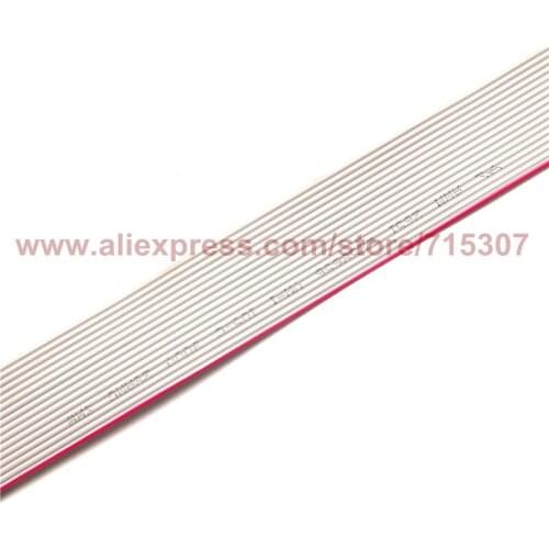 PHISCALE Ribbon Cable 10P Flat Ribbon Cable 1.27mm Pitch Gray Flat Cable For IDC Connector 5 meters/lot