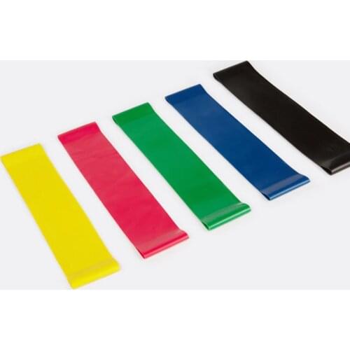 5 Colors Yoga Resistance Rubber Bands Indoor Outdoor Fitness Equipment 0.35mm-1.1mm Pilates Sport Training Workout Elastic Bands
