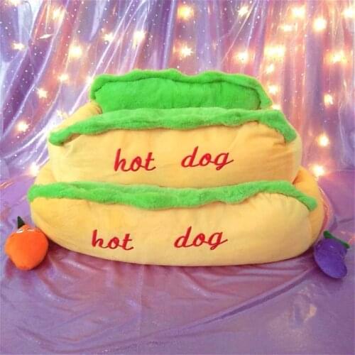 Removable Soft Pet Bed Hot Dog Dog Beds Soft Polar Fleece Dog kennel Winter Warm Pet Heated Mat Lovely Suitable High Quality