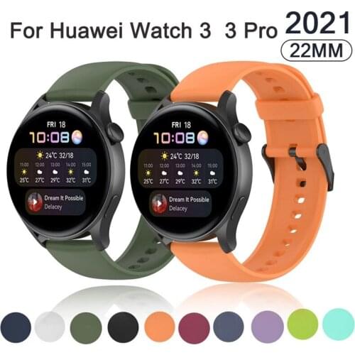 Replacement Watchbands for HUAWEI WATCH GT 2 Pro/HONOR Magic Silicone Strap Band Huawei Watch 3 3 Pro Official Style Bracelet