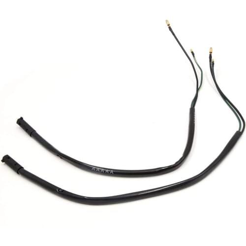 Uxcell 2 Pcs Black 44cm Length Motorcycle Front Brake Stop Light Switch Cable Wire