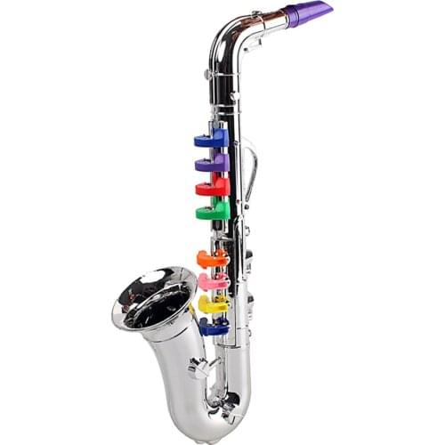 Wind Instrument Saxophone Toy Prop For Kids Preschool Musical Development Toy