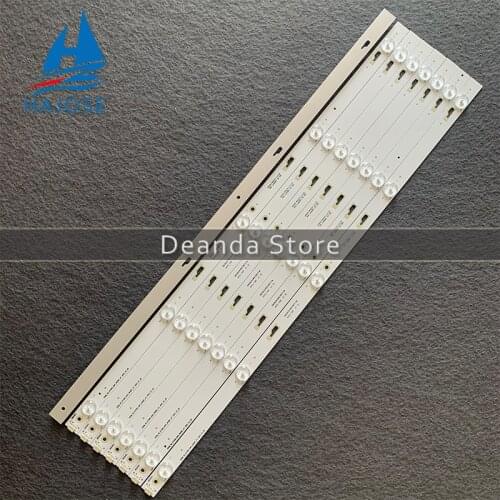 1lot=8pcs LED backlight bar YHF-4C-LB550T-YHA 55L26CMC 55L2600C LVF550CSDX 55U3600C 55U36EBC TCL-ODM-55-D1500-8X5-3030C-V1