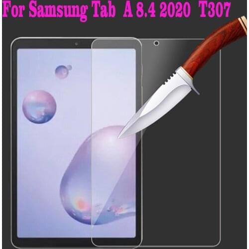2PCS Tempered Glass For Samsung Galaxy Tab A 8.4 2020 T307 Protective Film 9H Tablet Screen Protector For Samsung Tab A 8.4 2020