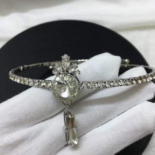 2020 new fashion OL crown crystal collar