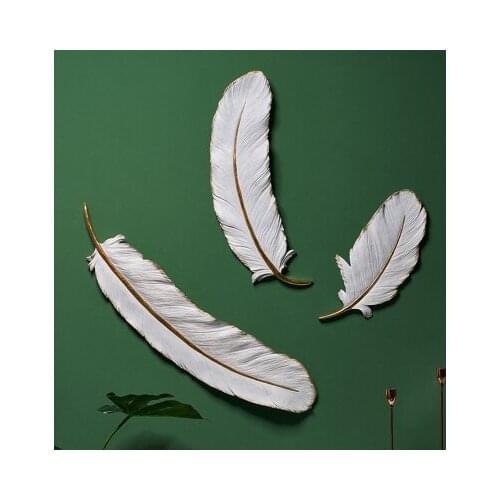 3D feather wall hanging wall decoration lighting room bedside creative decoration sofa background wall decoration various sizes