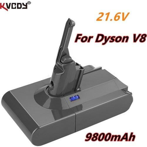9800mAh 21.6V Battery For Dyson V8 Battery for Dyson V8 Absolute /Fluffy/Animal/ Li-ion Vacuum Cleaner rechargeable Battery